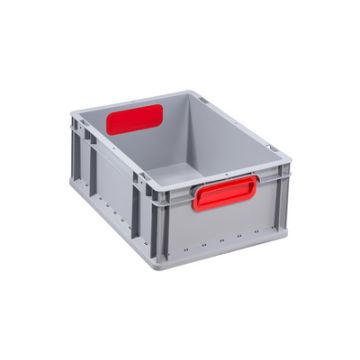 allit Bac de rangement ProfiPlus EuroBox 417, gris/rouge