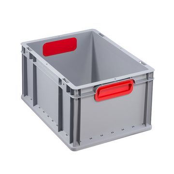 allit Bac de rangement ProfiPlus EuroBox 422, gris/rouge