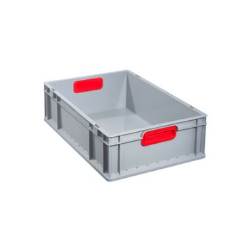 allit Bac de rangement ProfiPlus EuroBox 617, gris/rouge
