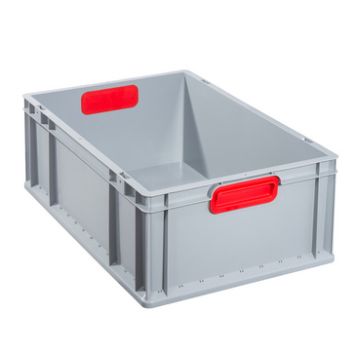 allit Bac de rangement ProfiPlus EuroBox 622, gris/rouge