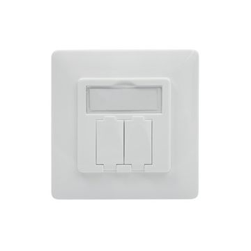 DIGITUS Boîtier vide pour module Keystone, 2 compartiments