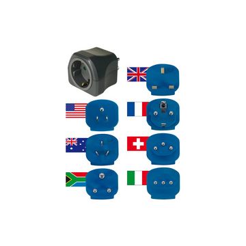 brennenstuhl Jeu de fiches secteur avec 7 prises