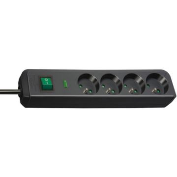 brennenstuhl Prolongateur multiprise "Eco-Line", 4 prises