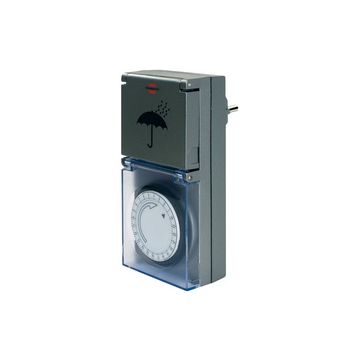 brennenstuhl Tageszeitschaltuhr MZ 44, IP 44, anthrazit