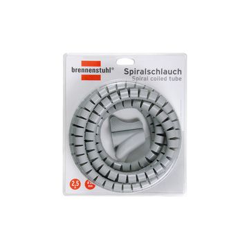 brennenstuhl Tuyau spiralé pour câbles, longueur: 2,5 m,gris