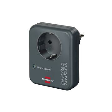 brennenstuhl Überspannungsschutzadapter, 13.000 A, anthrazit