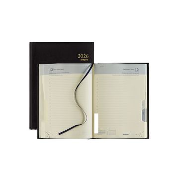 brepols Agenda journalier "EURO", 148 x 210 mm, 2026, noir
