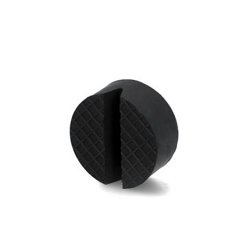 cartrend Coussin en caoutchouc pour cric de levage, noir