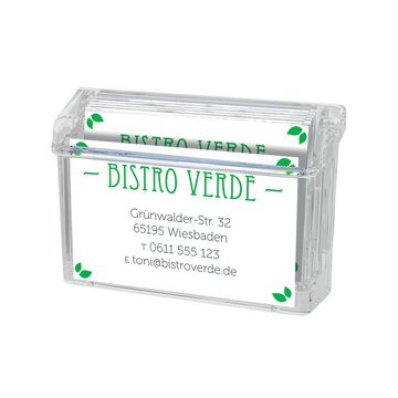 deflecto Boîte pour cartes de visite "Grab-a-Card"