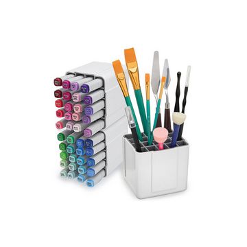 deflecto Organiseur pour marqueurs, blanc