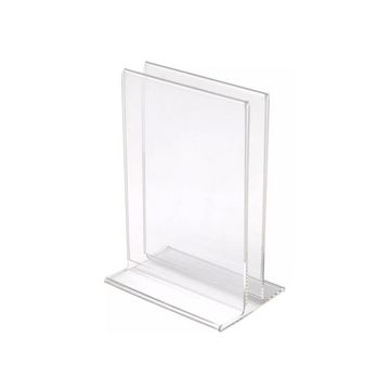 deflecto Porte-brochures & menu, A4 portrait, transparent