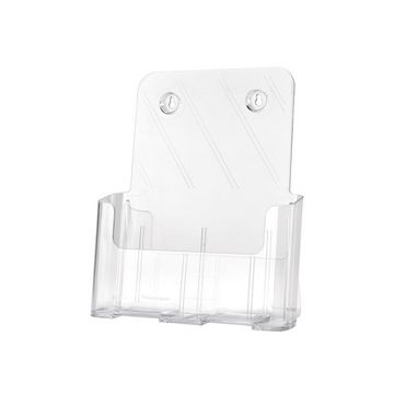 deflecto Porte-brochures, incliné, A5 portrait, transparent deflecto Porte-brochures, incliné, A5 portrait, transparent