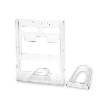 deflecto Socle pour porte-brochures Lit-Loc, transparent