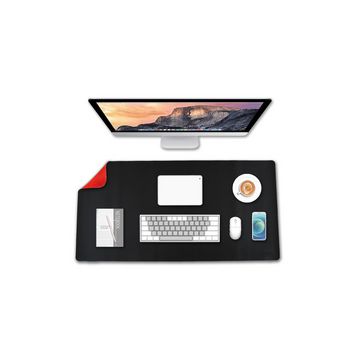 deflecto Sous-main, 1.200 x 600 mm, noir/rouge