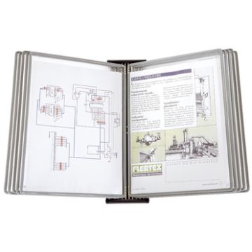 djois by tarifold Kit mural d'affichage BLACKLINE MÉTALLIQUE