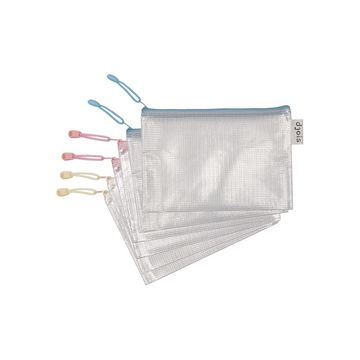 djois by tarifold Pochette à zip ZIPPER Pastel, A5, assorti x6