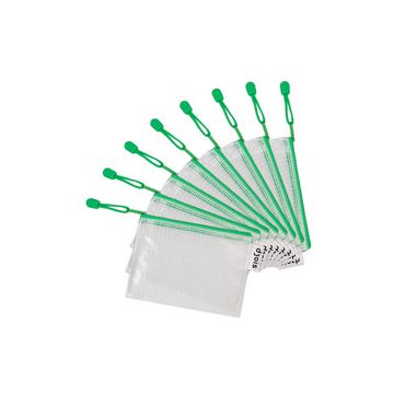 djois by tarifold Pochette à zip ZIPPER, A6, PVC, vert