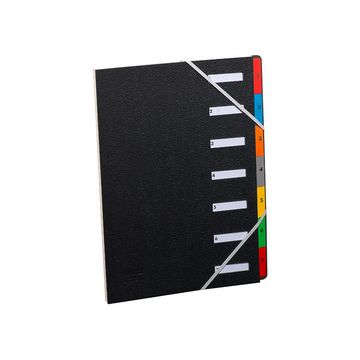 extendos Trieur numérique, A4, 1-7, 7 compartiments, noir