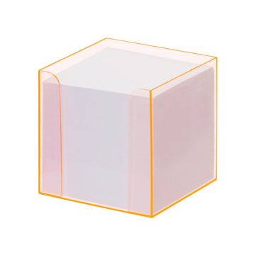 folia Bloc cube avec boîtier "Luxbox" orange, équipé