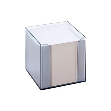 folia Bloc cube avec boîtier, plastique, transparent fumé