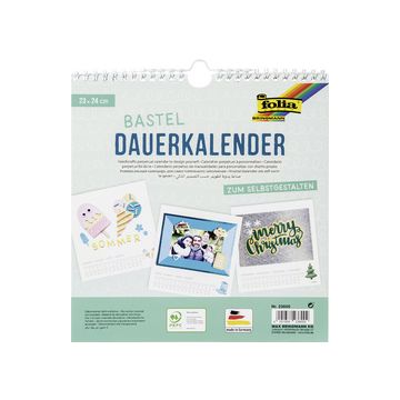 folia Calendrier mural créatif, 230 x 240 mm, blanc