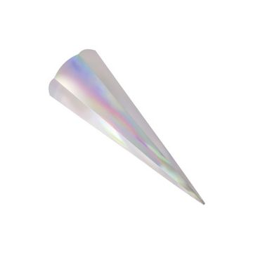 folia Metallic-Schultüten-Zuschnitt, 6-eckig, irisierend