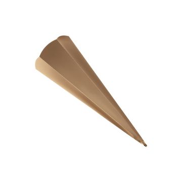 folia Metallic-Schultüten-Zuschnitt, 6-eckig, rosé