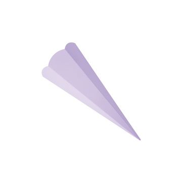 folia Schultüten-Zuschnitt, 6-eckig, 680 mm, flieder