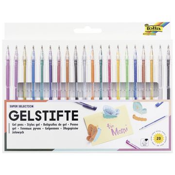 folia Stylo gel SUPER SELECTION, étui de 20