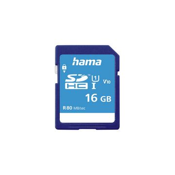 hama Carte mémoire SecureDigital HC, classe 10, 16 GB hama Carte mémoire SecureDigital HC, classe 10, 16 GB