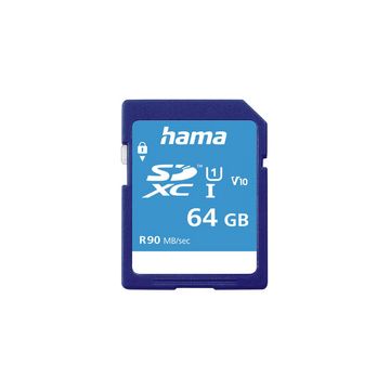 hama Carte mémoire SecureDigital HC, classe 10, 64 GB