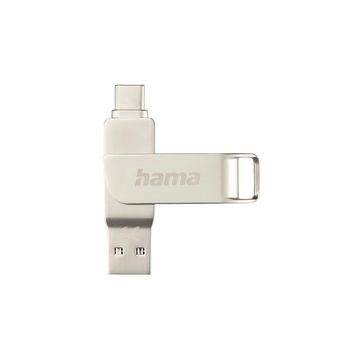 hama Clé USB 3.0/3.1 "C-Rotate Pro", 128 GB, argent