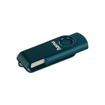 hama Clé USB 3.0 "Rotate", 32 GB, bleu pétrole