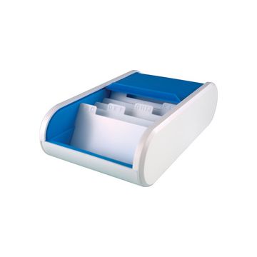 helit Boîte à cartes de visite "the personal", bleu/blanc