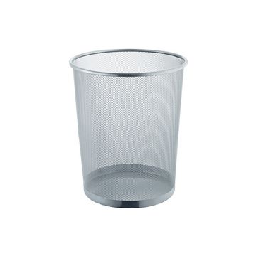 helit Corbeille à papier "the circle network", argent