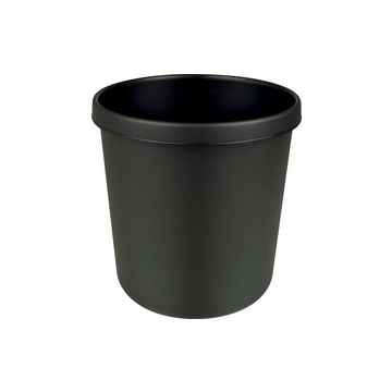 helit Corbeille à papier "the firefighter", 12 L, noir