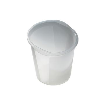 helit Corbeille à papier "the joy", PP, 13 litres, blanc
