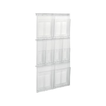 helit Porte-brochures mural "the placativ", transparent