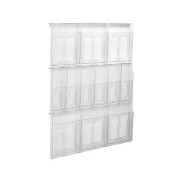 helit Porte-brochures mural "the placativ", transparent