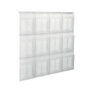 helit Porte-brochures mural "the placativ", transparent