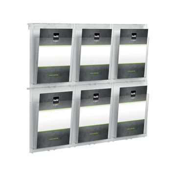 helit Porte-brochures mural "the placativ", transparent