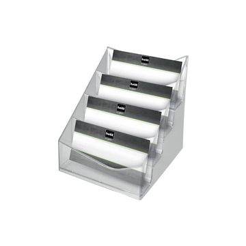 helit Porte-cartes de visite "the helpdesk", transparent