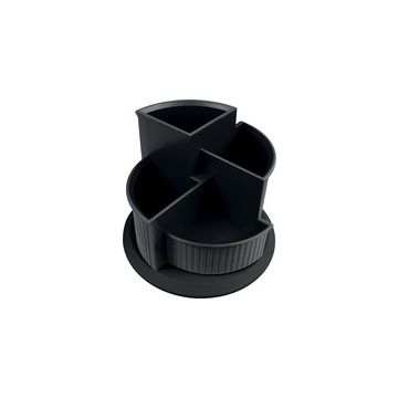 helit Pot à crayons multifonction "the hub line", noir