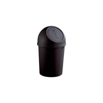 helit Poubelle "the flip", 6 litres, noir
