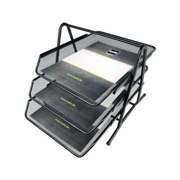 helit Set de corbeilles à courrier "the bridge network" noir