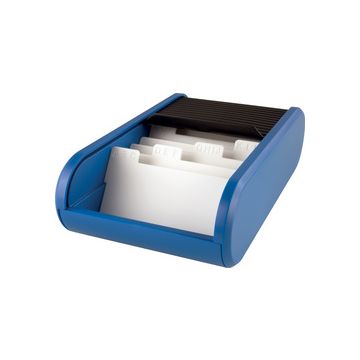 helit Visitenkartenbox "the personal", schwarz/blau