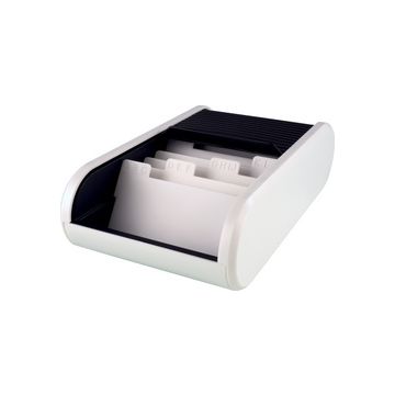 helit Visitenkartenbox "the personal", schwarz/weiß