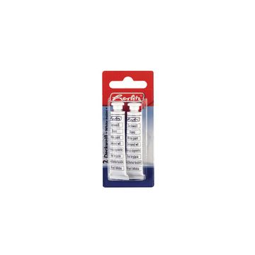 herlitz Blanc de fond, contenu: 2 tubes de 7,5 ml