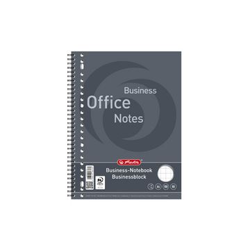 herlitz Bloc business avec spirale sur la longueur, A4,