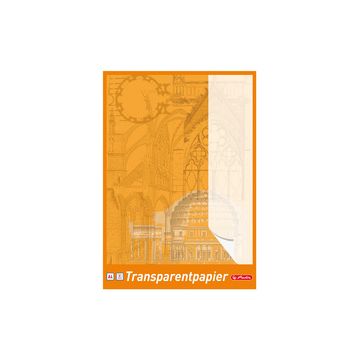 herlitz Bloc de papier transparent A4, 65 g/m2